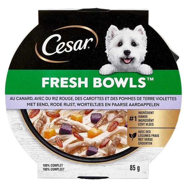 CESAR® FRESH BOWLS™ au canard 85g image 1
